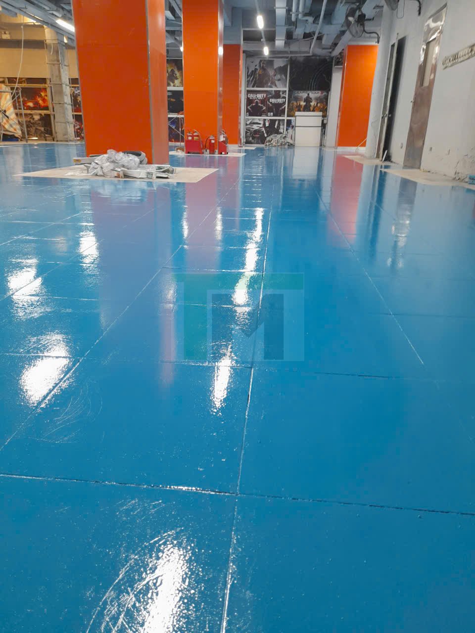 sơn Epoxy nền gạch