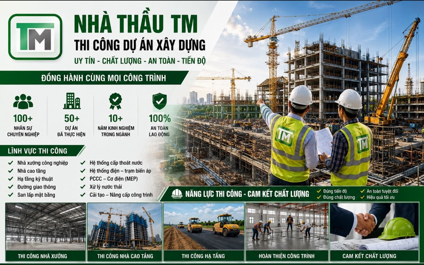 Thi công dự án xây dựng
