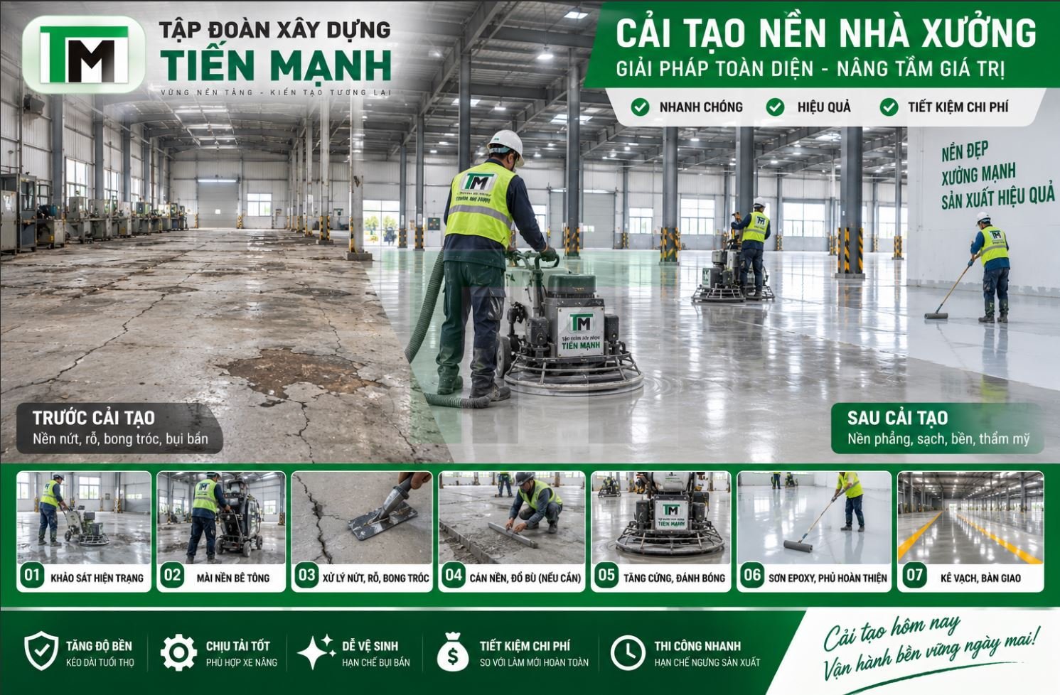 cai tao nen nha xuong 1