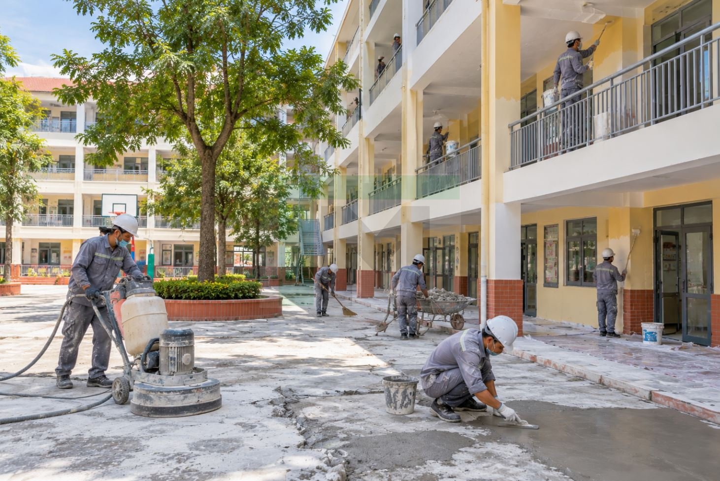 Cải Tạo Trường Học Trọn Gói Giải Pháp Sửa Chữa 0986015430 3 cải tạo trường học Hà Nội