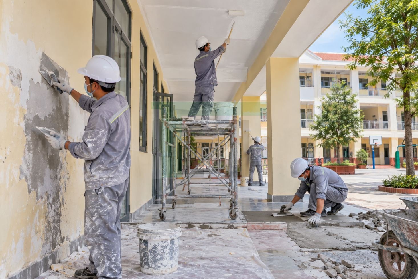 cải tạo trường học